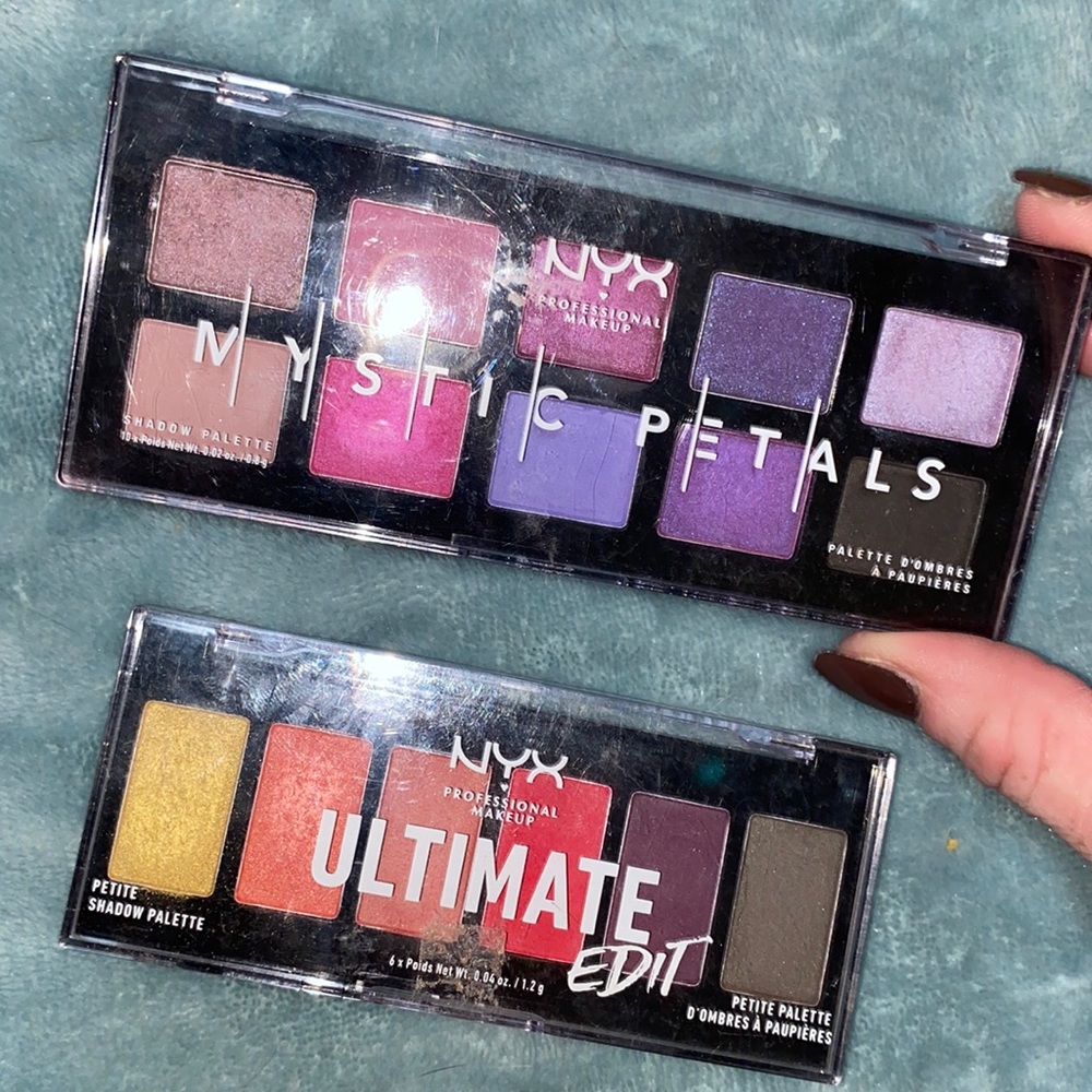 Two NYX eyeshadow palettes